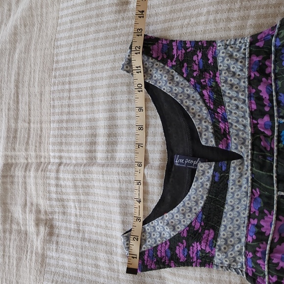 Multi color floral Free People mini dress size 4 - Picture 14 of 16